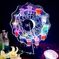 Amazon｜テキーラ観覧車 LED酒ボトルの表示棚 バーホテルLED酒棚